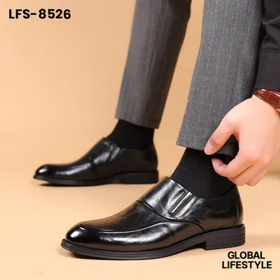 Men's Casual Leather Slip-On Shoes