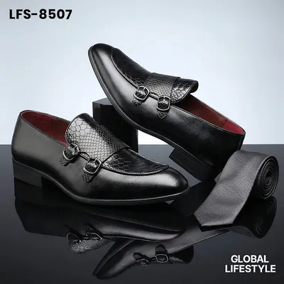 Men's  British Style Pointed Leather Shoes