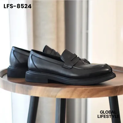 Men's Leather SSolid Color Business Commuter Shoes