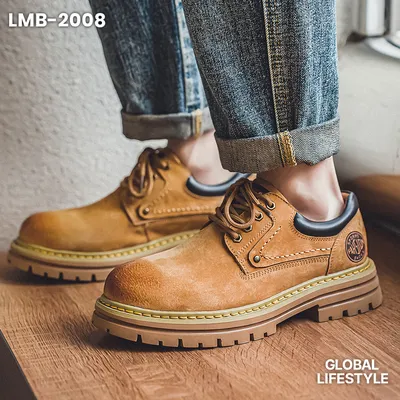 Men's Genuine Leather American Martin boots