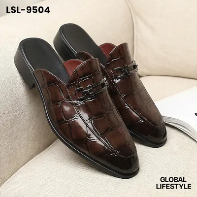 New Men's Crocodile Pattern Loafers