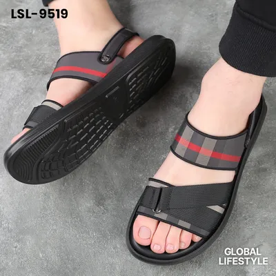 Men's sandals fashion trendy Oxford cloth slide