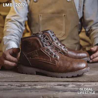 Classic High-Top Martin Boots for Men