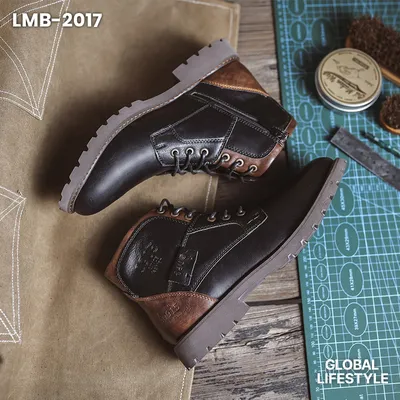 Classic High-Top Martin Boots for Men