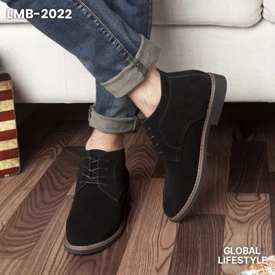 Genuine Leather High Top Men's Shoes
