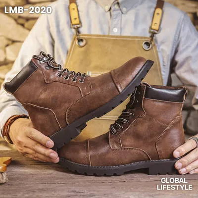 Men's British Style Martin Boots