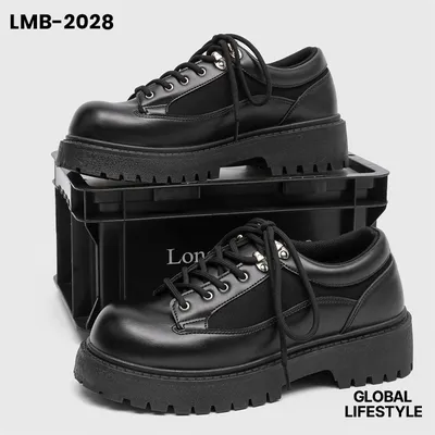 European Men's Leather Derby Shoes