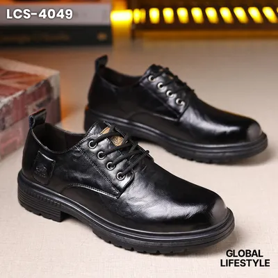 Men's Premium Leather  Thick Sole Non-Slip Shoes
