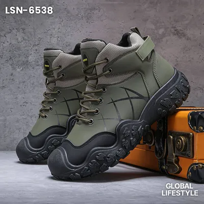 Thick Sole Lace Up Hiking Sneakers