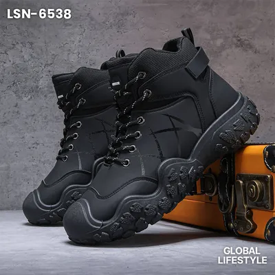 Thick Sole Lace Up Hiking Sneakers