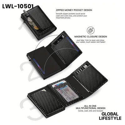 Aluminum RFID Card Holder Wallet