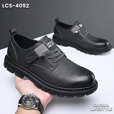 Men’s Retro British Leather Non Slip Casual Shoes