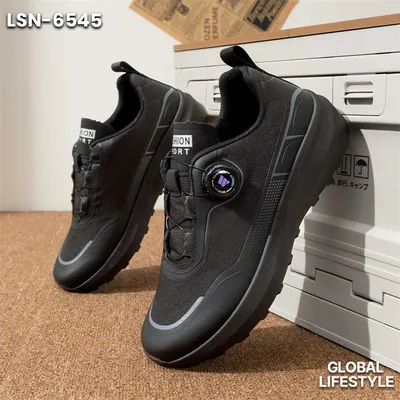 Men’s Rotating Button Breathable Lightweight Hiking Shoes