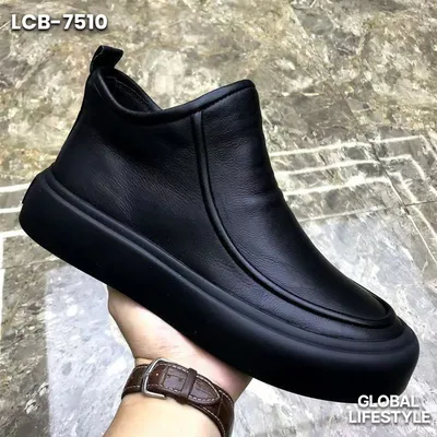 Men’s Winter British Style Leather Chelsea Boots