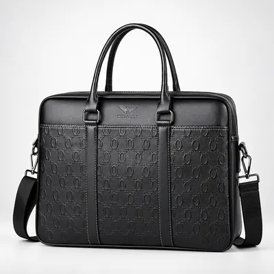 Genuine Cowhide Leather Laptop Bag – Men’s Retro Business Briefcase