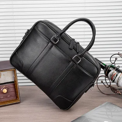 Business Men's Shoulder Bag – Crossbody Laptop Bag for Office & Business Travel