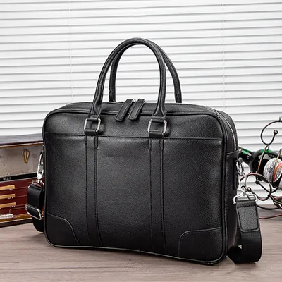 Business Men's Shoulder Bag – Crossbody Laptop Bag for Office & Business Travel