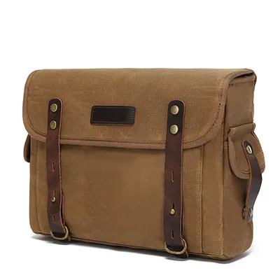 Canvas Motorcycle Tail Bag – Water-Resistant Crossbody & Luggage Bag