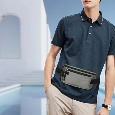 RFID Blocking Travel Money Belt for Cash and Credit Cards