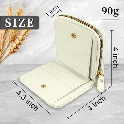 Women’s Portable Zipper Wallet – Compact Multi-Card & Cash Holder