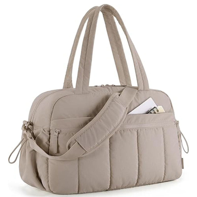 BAGSMART  Women’s Camel Gym & Travel Bag with Wet Pocket 