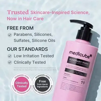 Medicube Rosemary PDRN Cooling Thickening Shampoo (400ml)