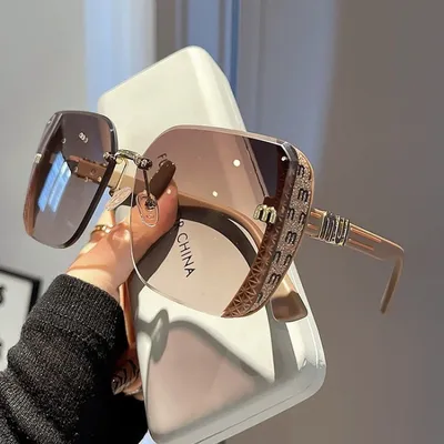 EdgeCut Half-Frame Sunglass