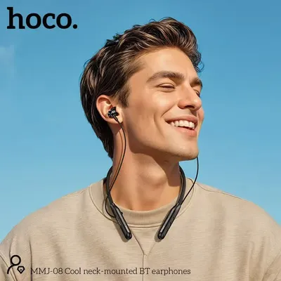 MMJ08 Wireless Neckband | 40-Hour Talk/Music Time | 400-Hour Standby