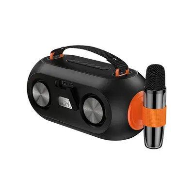 DS64 30W Bluetooth Speaker with Mic | With Vibrant Multi-Color LED Light
