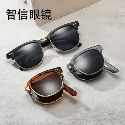 Foldable Metal Ride UV400 Sunglass