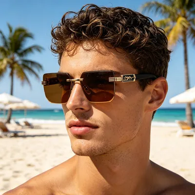 Aero Rimless Sunglass