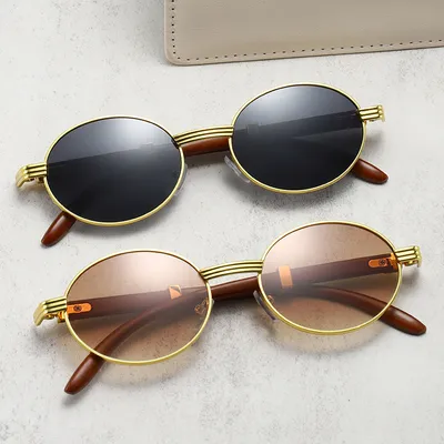 Vintage Oval UV400 Sunglass