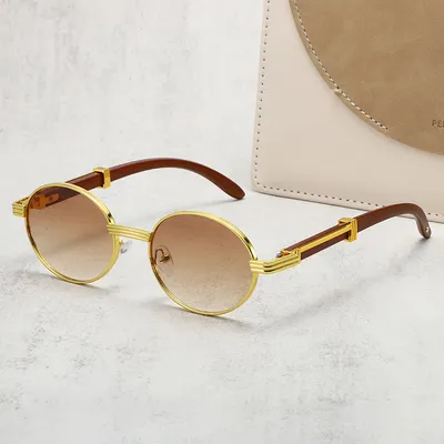 Vintage Oval UV400 Sunglass