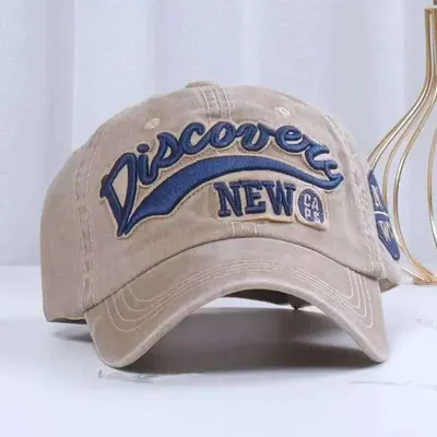 100% Washed Denim Cap