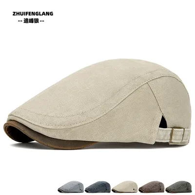Retro Color Block Beret
