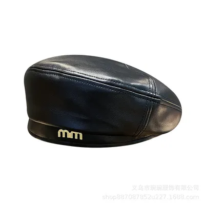 Royal Newsboy PU Leather Cap