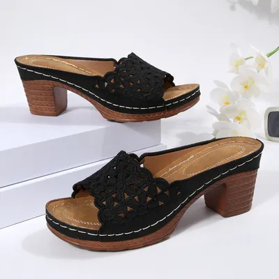 FLORENCE LACE HEELS