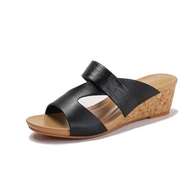 WOMEN’S WEDGE SANDALS, CROSS BORDER STYLE, THICK SOLED, OPEN TOE