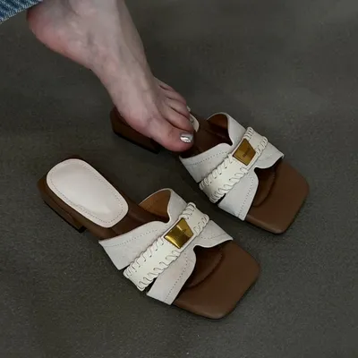 FRENCH STYLE VERSATILE NICHE DESIGN SANDALS FOR WOMEN