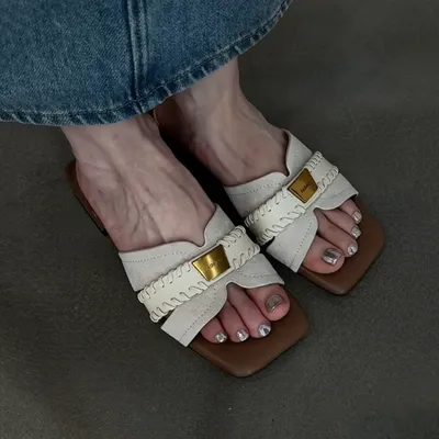 FRENCH STYLE VERSATILE NICHE DESIGN SANDALS FOR WOMEN