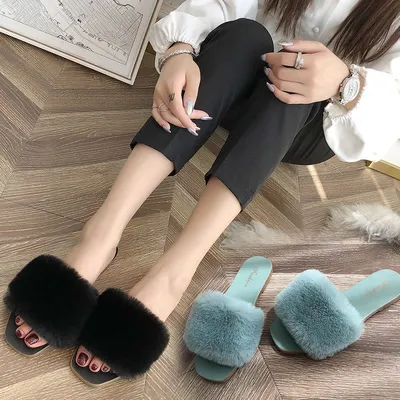 NEW INTERNET CELEBRITY FASHION OUTER WEAR FLAT SHOES