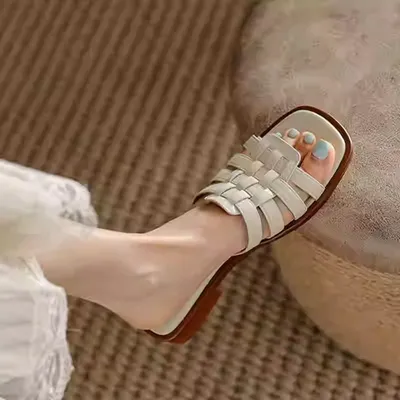 FRENCH SUMMER WOVEN SANDALS FOR WOMEN