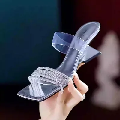 CHUNKY HEEL SANDALS FOR WOMEN TO WEAR OUTSIDE