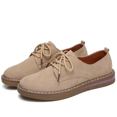KOREAN STYLE LACE UP CASUAL LEATHER SHOES