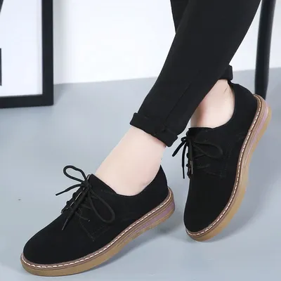 KOREAN STYLE LACE UP CASUAL LEATHER SHOES