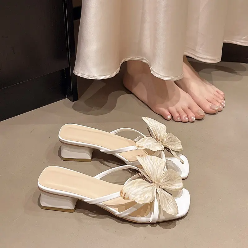 FEATURING A BUTTERFLY DESIGN AND ELEGANT HIGH HEELED TEXTURE