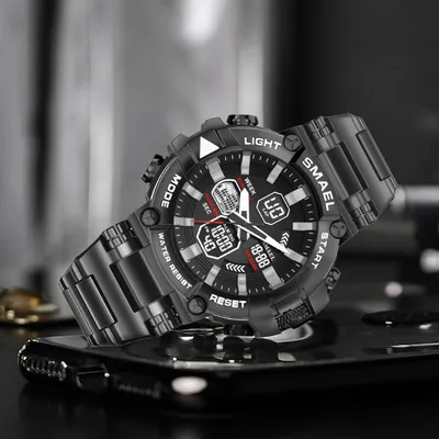 SMAEL8096 DIGITAL & QUARTZ MEN'S WATCH
