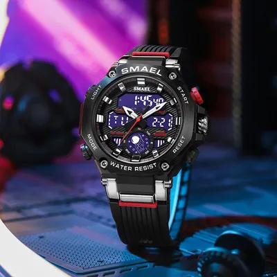 SMAEL8069 DIGITAL & QUARTZ MEN'S WATCH