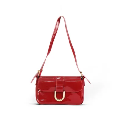 Glossy Shoulder Bag