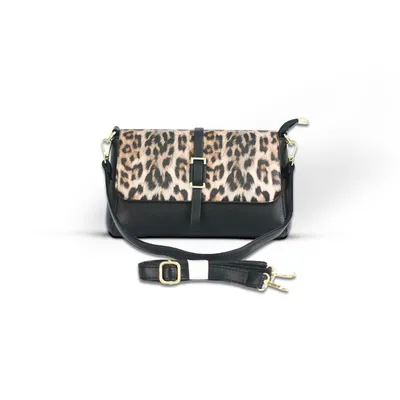 Stylish Leopard-Print Crossbody Bag